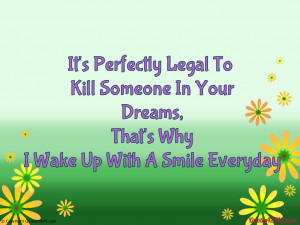 It’s Perfectly Legal To Kill Someone In Your Dreams...