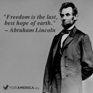 quote Lincoln as what he believes. Unfortunately, Obama never quotes ...