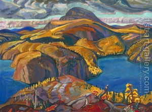 October on the North Shore, Lake Superior Arthur Lismer | Oil Painting ...