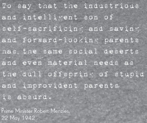 Robert Menzies quote