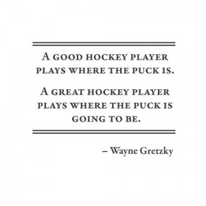Wall Quotes Wall Decals - Wayne Gretzky Hockey