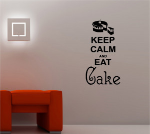 ... CALM AND EAT CAKE