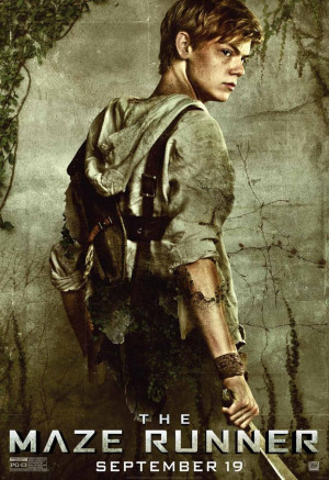 Thomas Brodie-Sangster as Newt in “The Maze Runner.”