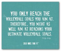volleyball #quotes on #motivational #posters More