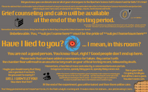 GLaDOS Quote Wallpaper by tomeadesign