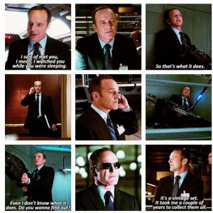 CLARK GREGG AS AGENT PHIL COULSON