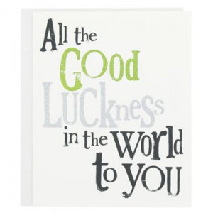 bright side good luck card
