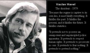 Vaclav Havel, hero, R.I.P.