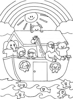 ark coloring page sunday schools noah ark noah s ark preschool ...