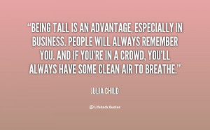 Quotes About Being Tall