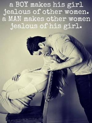 ... Jealous Of Other Women. A Man Makes Other Women Jealous Of His Girl