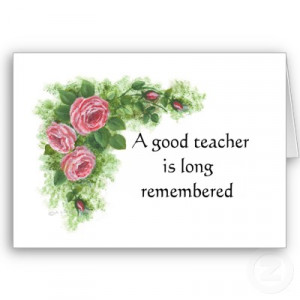 Go ahead, tell the world about your lovely teachers!