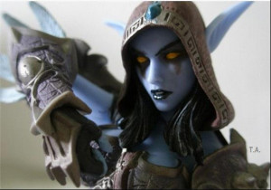 World of Warcraft WOW Forsaken Queen Sylvanas Windrunner Figure