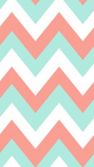 Blue and pink chevron