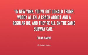 ... addict and a regular Joe, and they're all on the same subway car