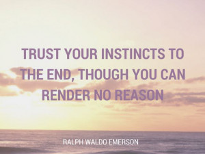 because sometimes an urge seizes you – and you should always follow ...