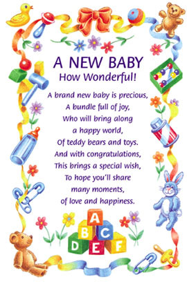 the new addition to their family with one of these greetings new ...