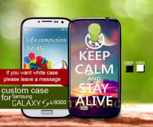 Keep calm alive hunger games - Samsung Galaxy S4 Case