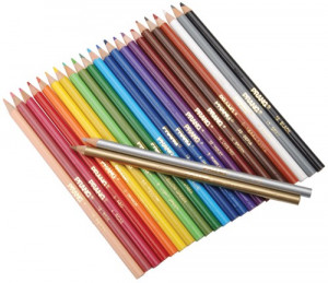 Colored Pencils 24 Pkg Assorted Colors