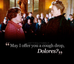 Professor McGonagall: Oh, well, now you know.