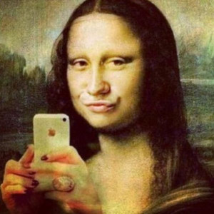 Mona Lisa Selfie +Duck Face..: Duckface Selfie, Selfie Duckfac ...