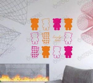 BEAR Word Quote Wall Decal Kids Room Sticker Wall Art Text / Quote ...