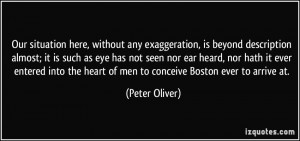 More Peter Oliver Quotes