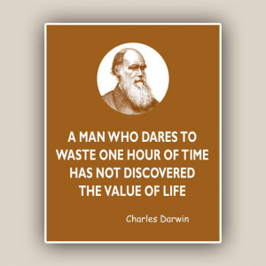 Darwin Print, Quote art, sayings 8x10 Print, Charles Darwin quote ...