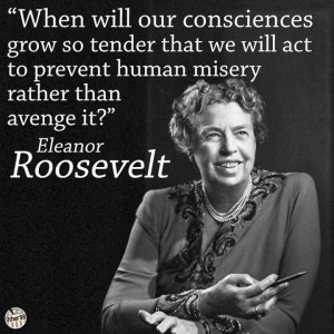 ... first lady and civil rights pioneer, hats off to you, Mrs. Roosevelt