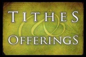 Paying Your Tithe and offerings