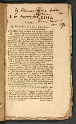 Thomas Paine, The American Crisis, No. 1, December 23, 1776 Image
