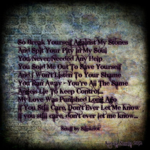 snuff quote by slipknot