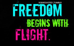 Freedom Bigins With Flight