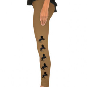 Saddle up! Fun Quote for Horse Lovers Leggings