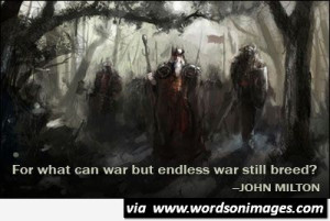 Quotes about war