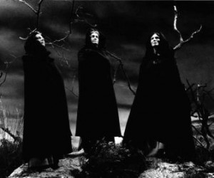 ... witches from Macbeth showing an overarching theme of the supernatural