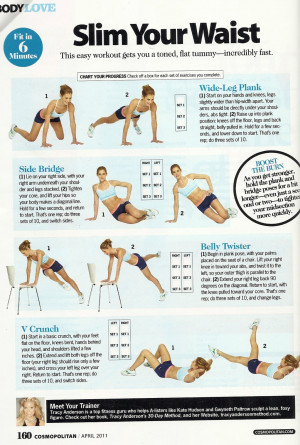 Exercises for a Slimmer Waist and Thighs