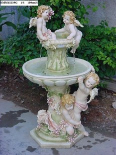 cherub water fountain
