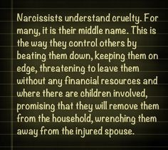 Narcissists Understand Cruelty