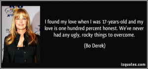 More Bo Derek Quotes