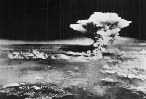 Atomic bomb Hiroshima. 1945