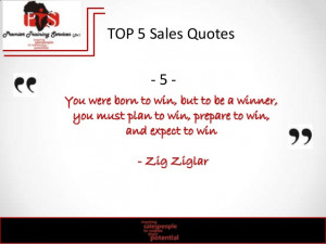 PTS Top 5 sales quotes