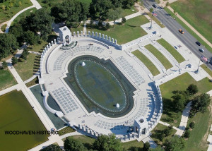 Aerial of World War II Memorial, Washington, DC Photo