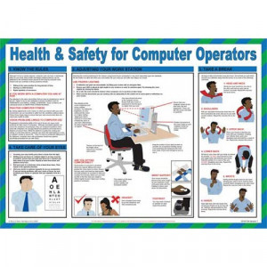 Workplace Safety Posters — Health & Safety for Computer Operators