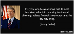 Everyone who has run knows that its most important value is in ...