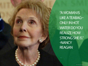 Former first lady Nancy Reagan was also an actress in the 1940s and ...