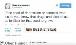 Blake Anderson on Drugs and Depression | Funny Pictures, Quotes, Pics ...