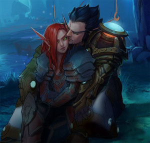 Blood Elf couple World of Warcraft: Fantasy Couples, Elf Couple