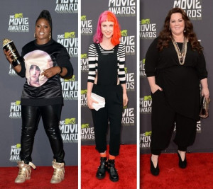 And black pants. Ester Dean in leather, Paramore singer Hayley ...