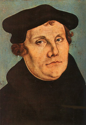 ... Ältere: Portrait Martin Luther, 1529, Galleria degli Uffizi, Florenz